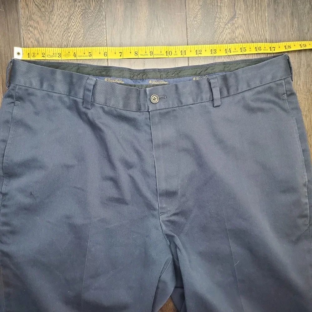 Brooks Brothers Pants Mens Size 37 x 30 Advantage Chinos Clark Dark Navy Blue